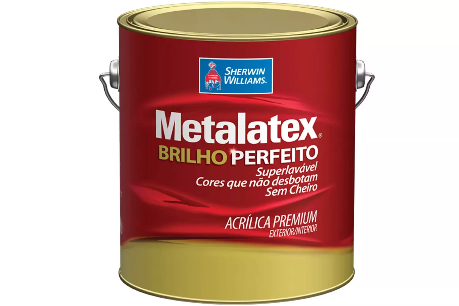 Tinta Acrílica Premium Metalatex Semi Brilho Perfeito Branca 3,6 L Sherwin-Williams