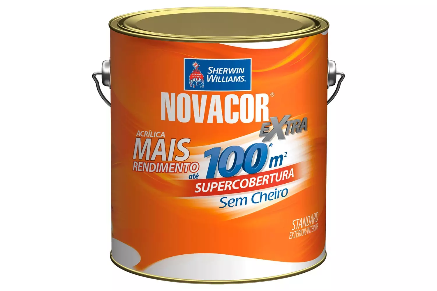 Tinta Acrílica Fosca Novacor Extra Marfim 3,6 L Sherwin-Williams