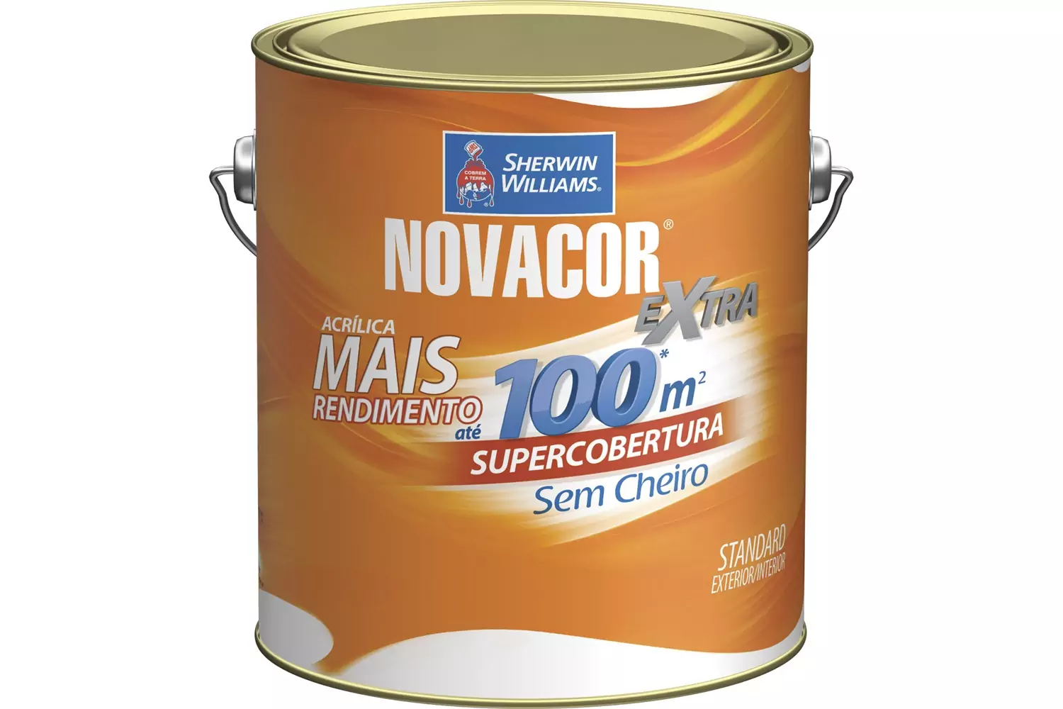 Tinta Acrílica NovaCor Extra Standard Fosca Bianco Sereno 3,6 L Sherwin-Williams