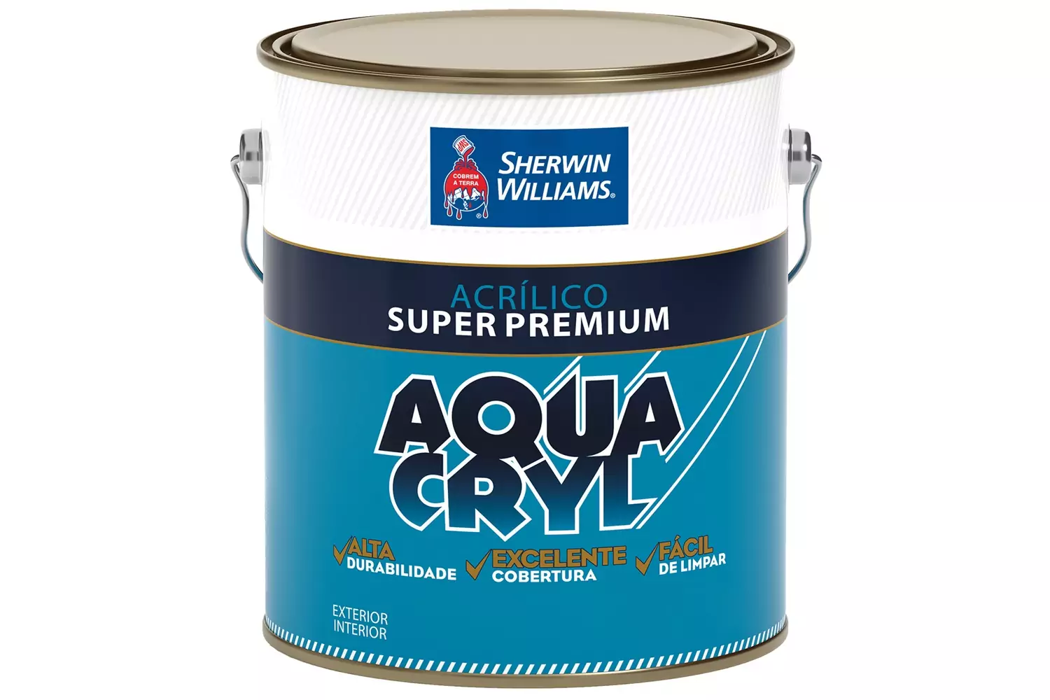 Tinta Acrílica Fosca Super Premium Aquacryl Branca 3,6 L Sherwin-Williams
