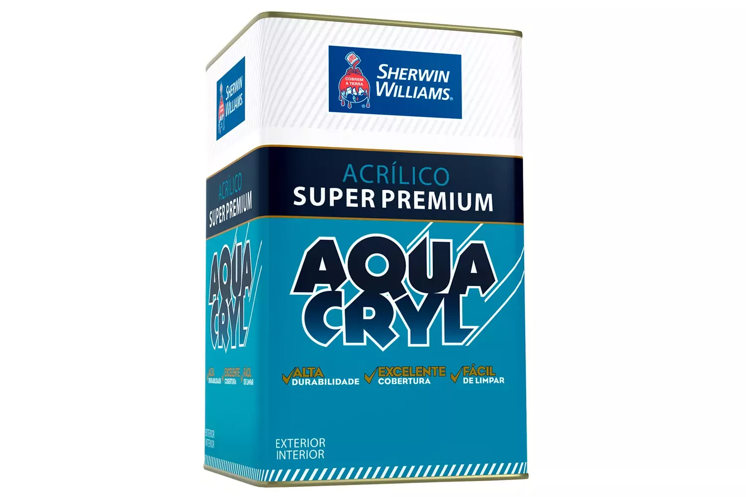 Tinta Acrílica Fosca Super Premium Aquacryl Branca 18 L Sherwin-Williams