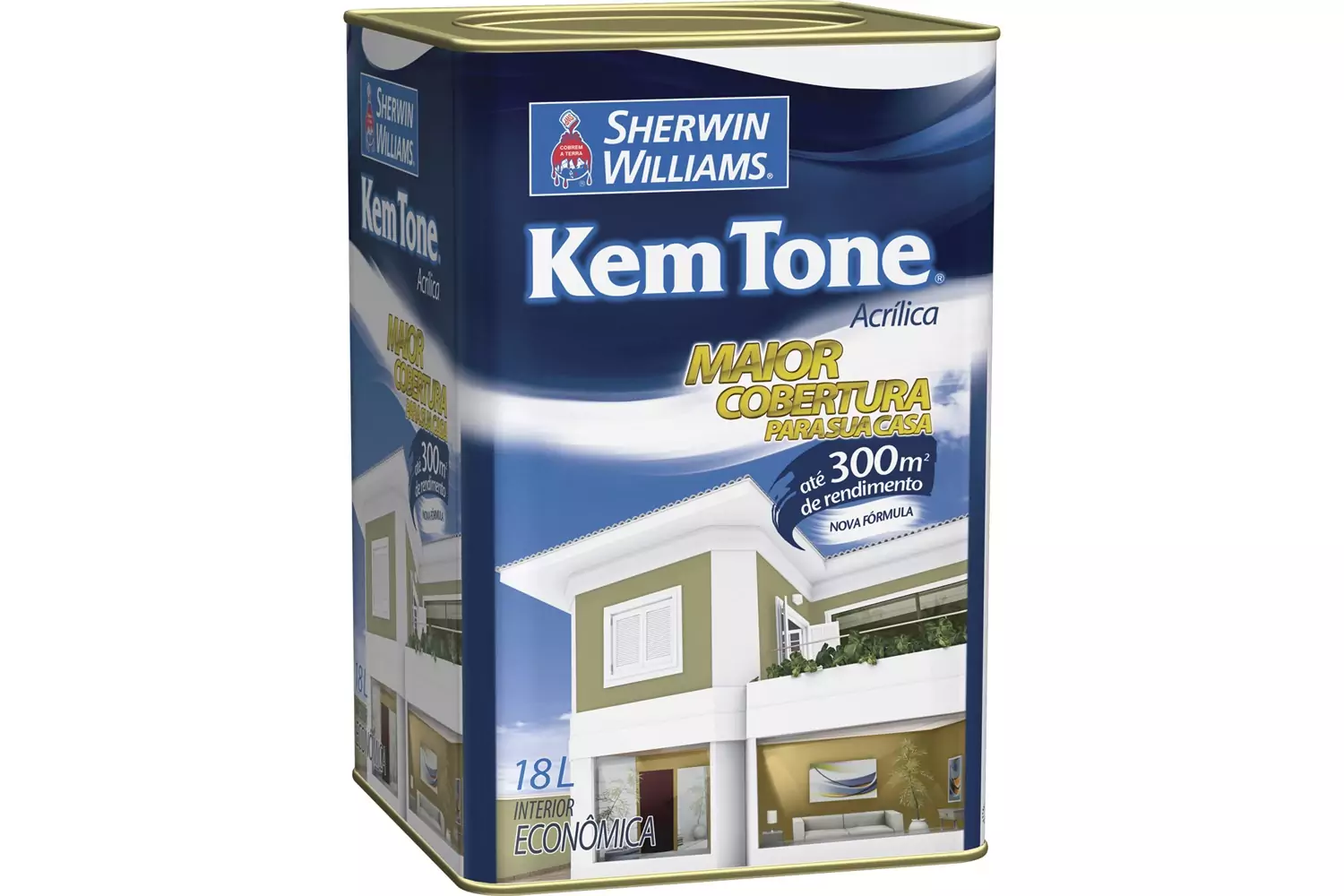 Tinta Acrílica Kem Tone Palha 18 L Sherwin-Williams