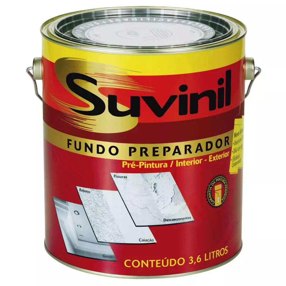 Fundo Preparador de Paredes Incolor 3,6 L Suvinil