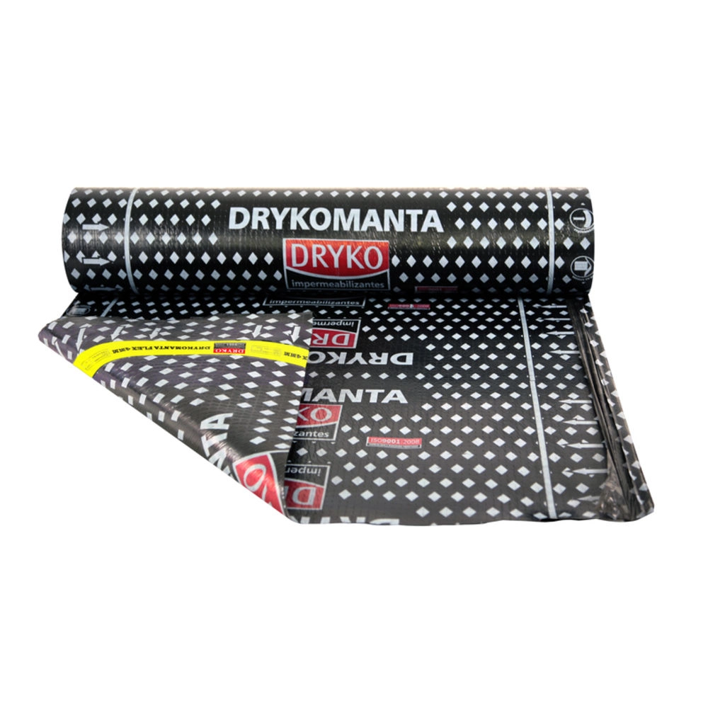 Manta Impermeabilizante Asfáltica - Drykomanta Poliéster - Tipo II C 4mm - Dryko