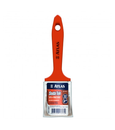 Trincha para Pintura Sedatek 1" Vermelha Pincéis Atlas