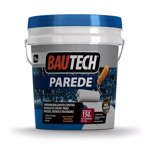 Tinta Impermeabilizante para Parede Bege 12 kg Bautech