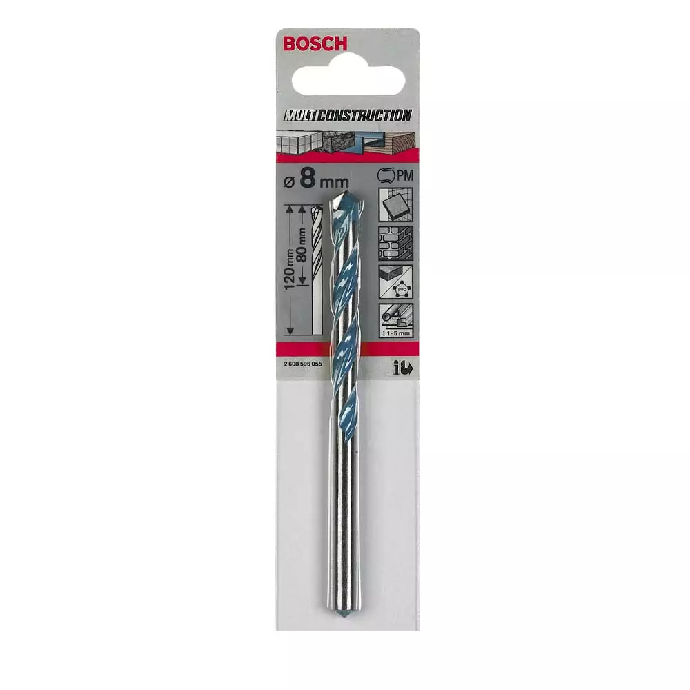 Broca Multiuso Construction 6 mm x 60 mm Bosch