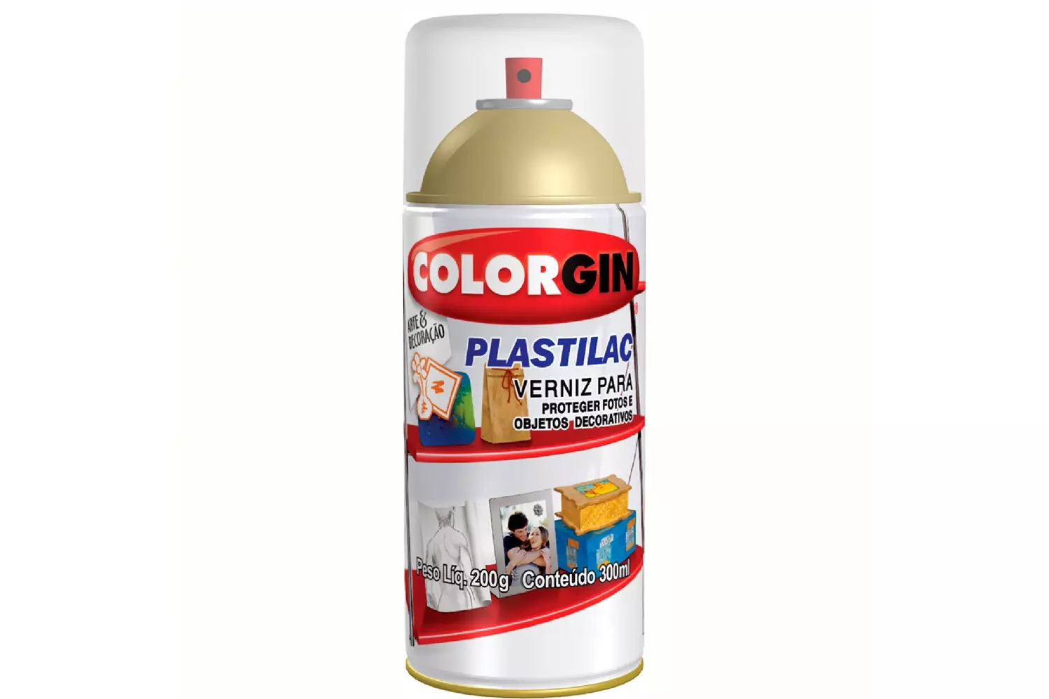 Spray Verniz Plastilac Fosco Colorgin