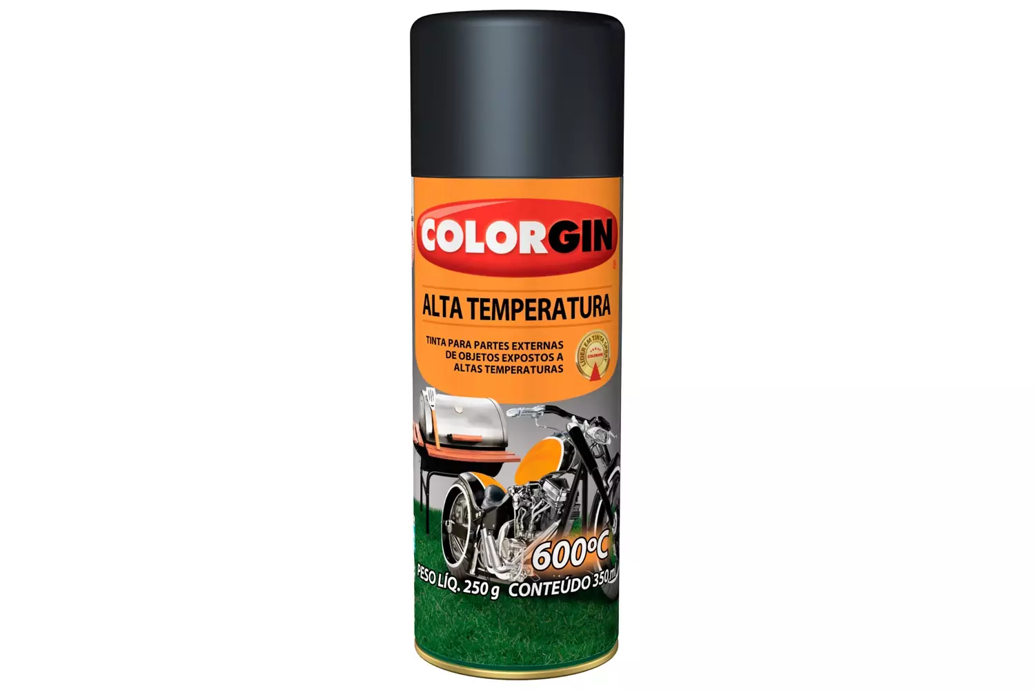 Spray para Alta Temperatura Preto Colorgin