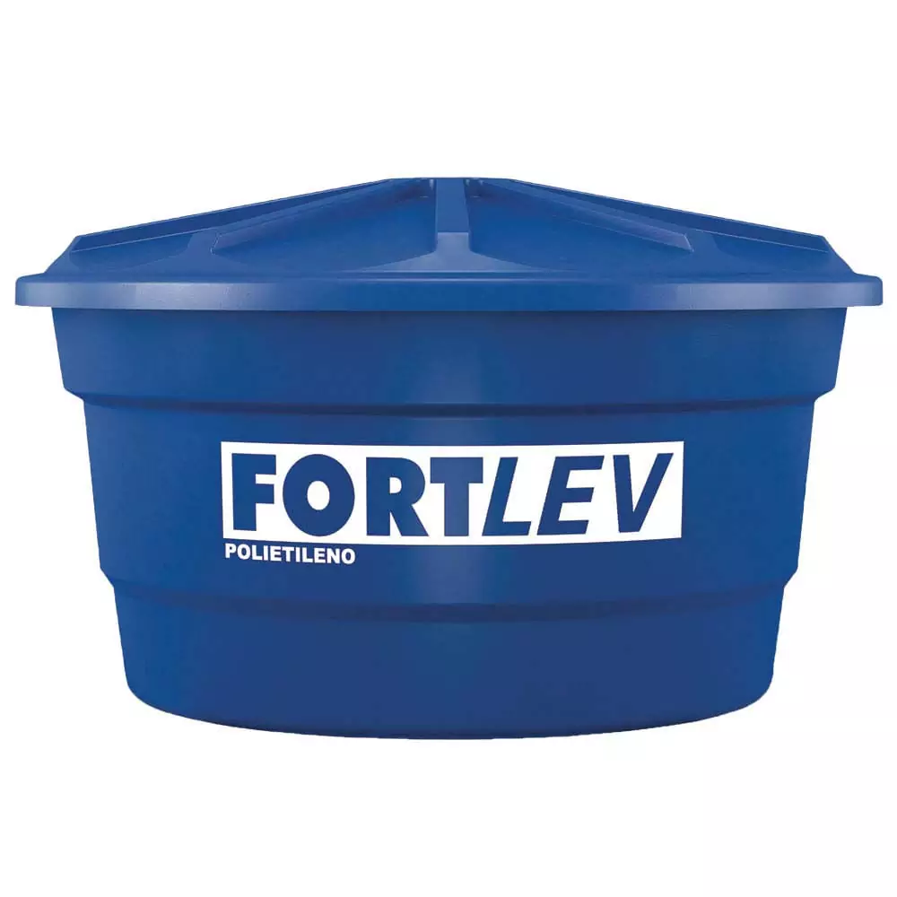 Caixa dágua com tampa 750 litros polietileno Fortlev