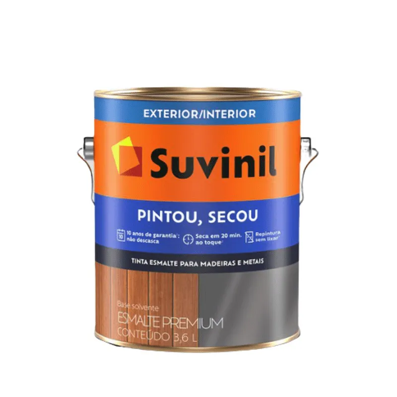 Esmalte Pintou Secou Cinza Médio 3,6 L Suvinil