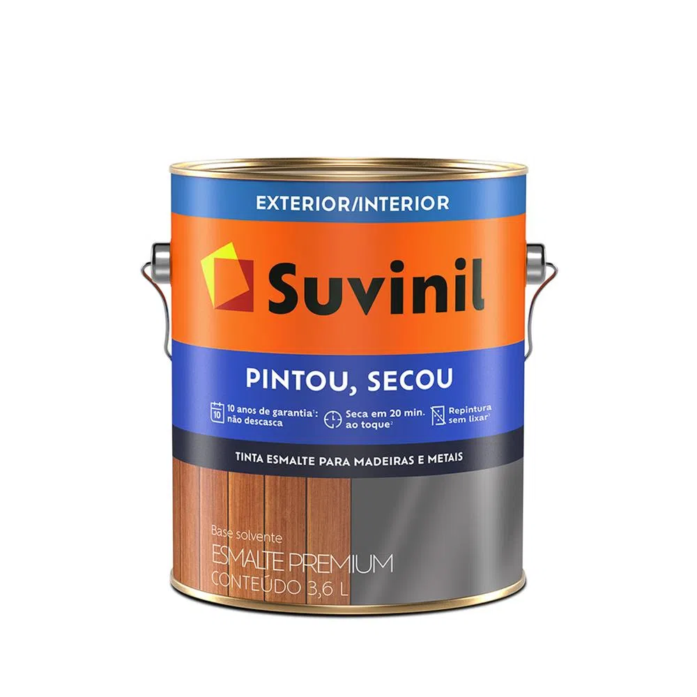 Esmalte Pintou Secou Pétrole 3,6 L Suvinil