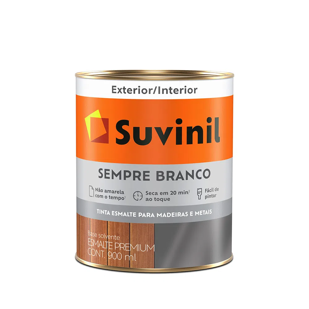 Esmalte Sempre Branco Brilhante 900ml Suvinil