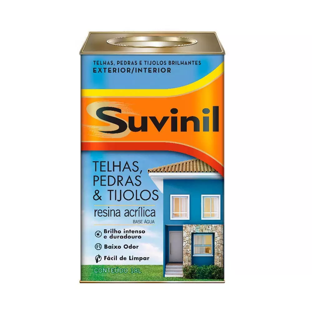 Resina Acrílica Base Água Incolor 18 L Suvinil