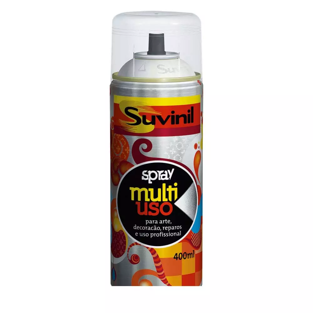 Tinta Spray Multiuso Branco Fosco 400ml Suvinil