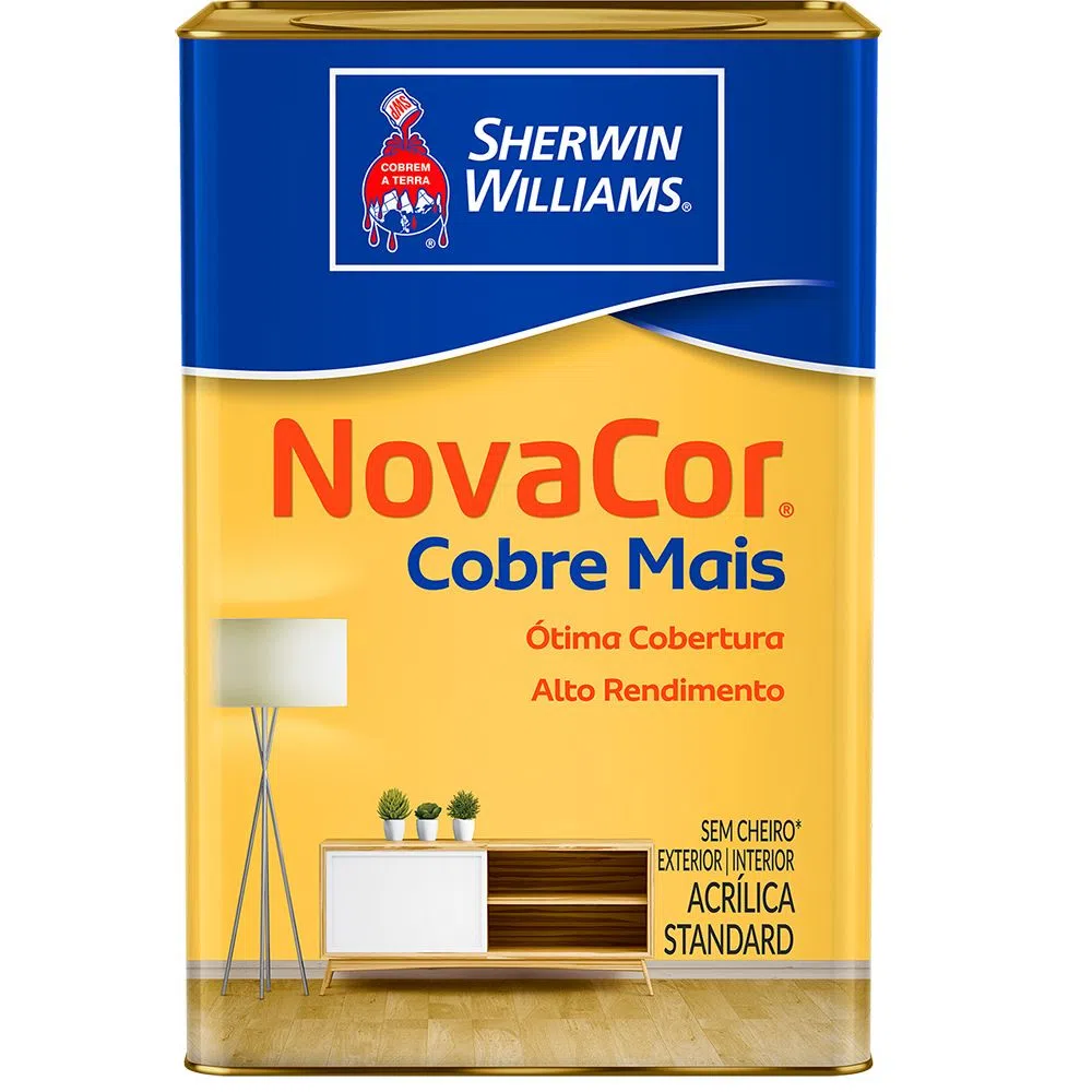 Tinta Acrílica NovaCor Cobre Mais Branco 18 L Sherwin-Williams