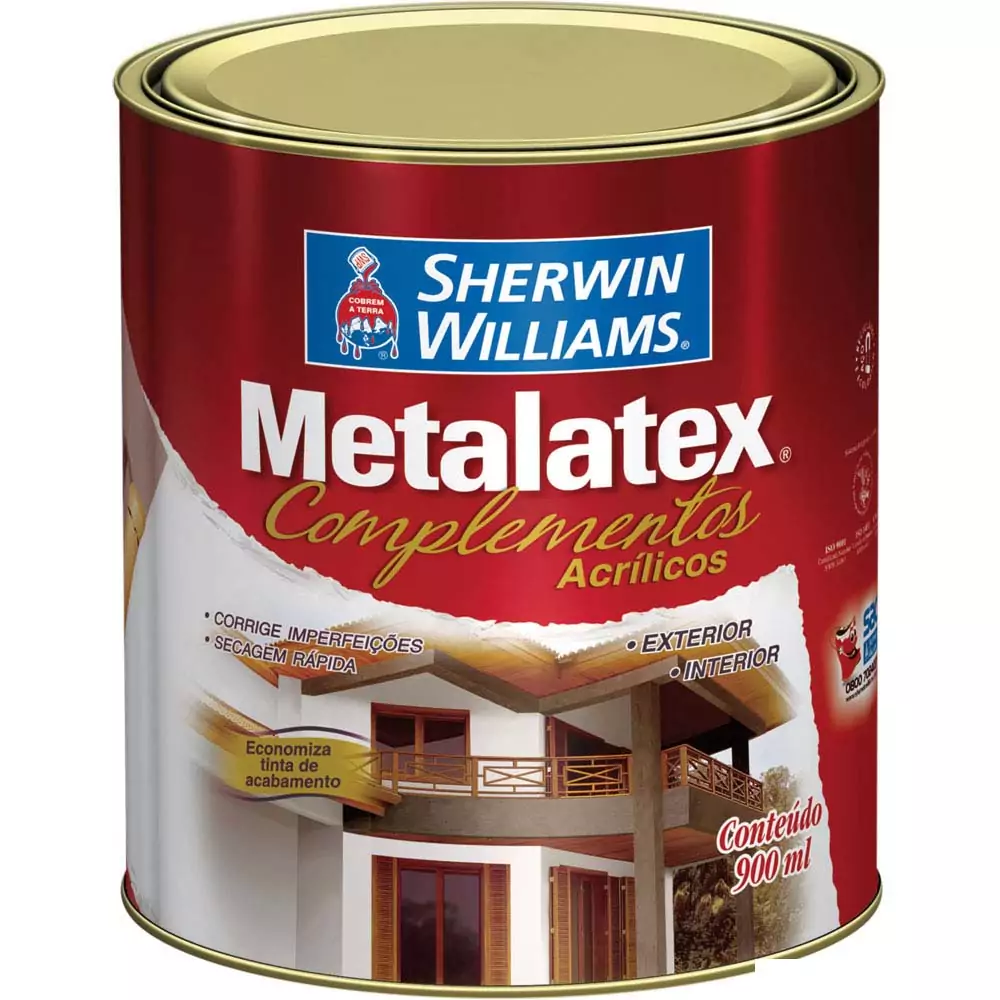 Massa Acrílica Metalatex Branco 900 ml Sherwin-Williams