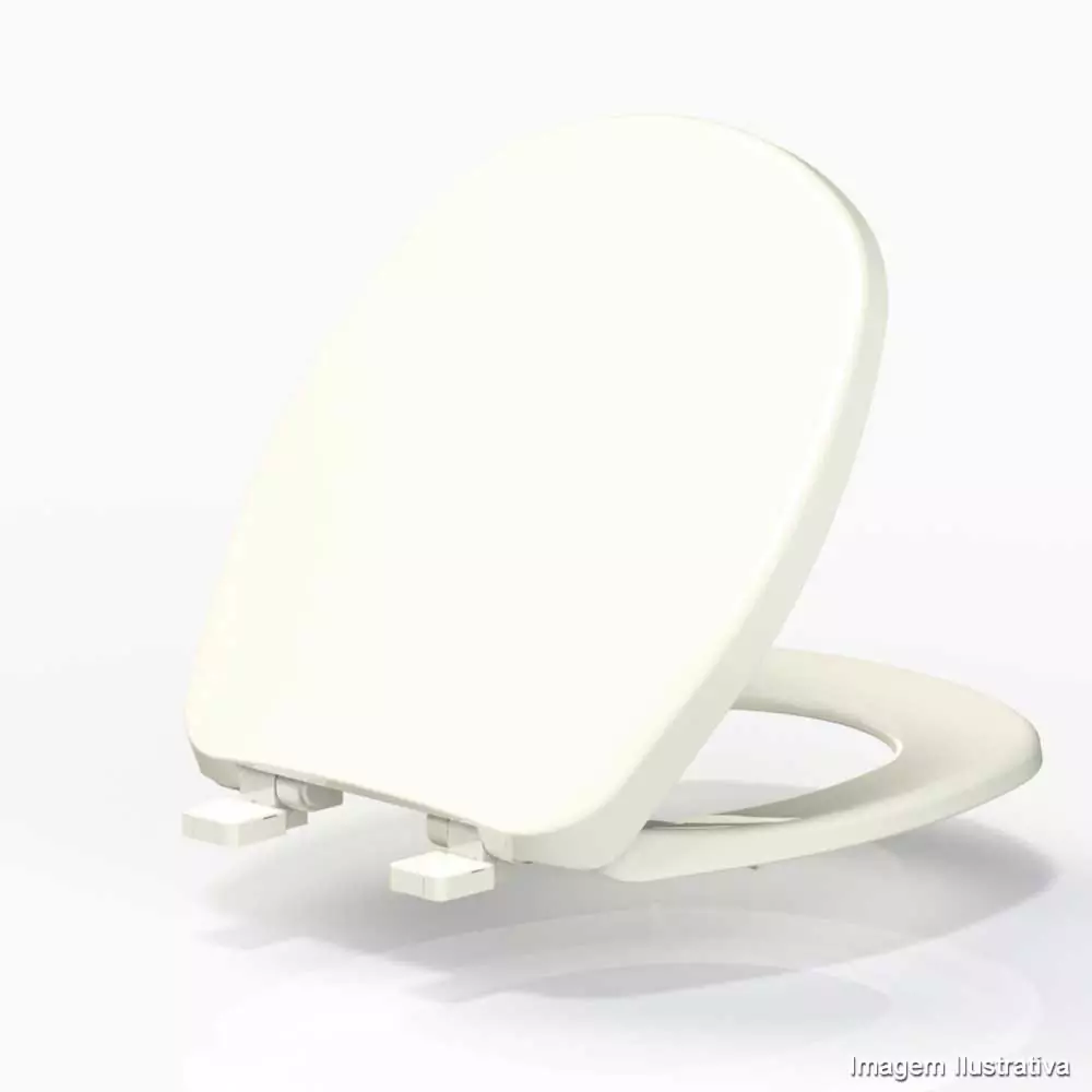 Assento Sanitário Soft Close Aspen Evolution Creme  Tupan