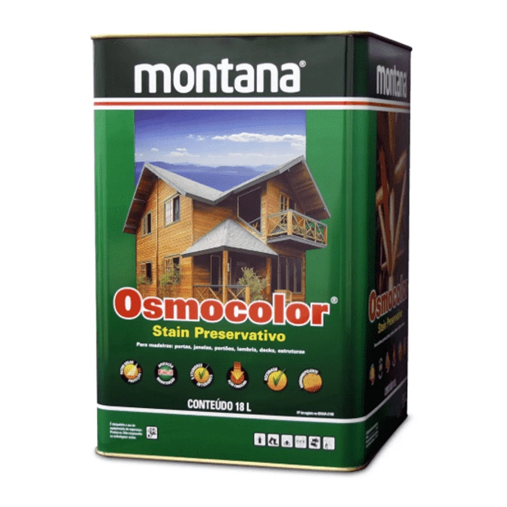 Tingidor Osmocolor Stain Transparente 18 L Montana Química