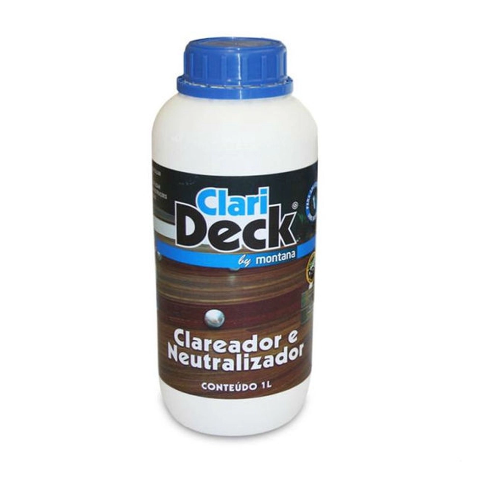 Clareador e Neutralizador para Madeira Clarideck 1 L Montana Química