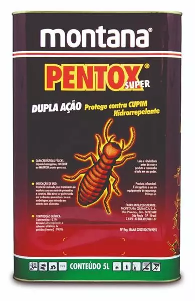 Cupinicida Pentox Super Incolor 5 L Montana Química