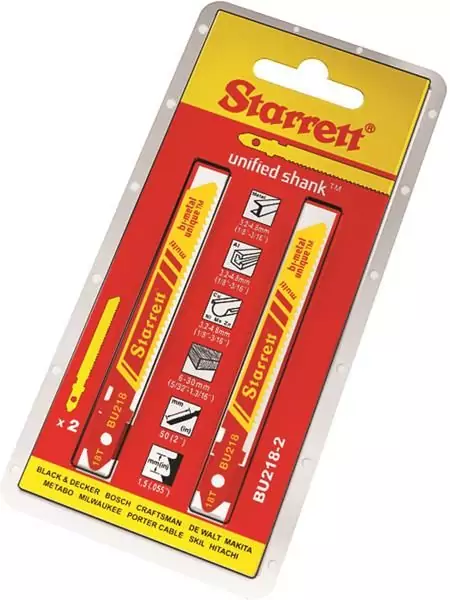 Lâmina Tico-Tico Bi-Metal 18 Dentes com 2 unidades 50 mm Starrett