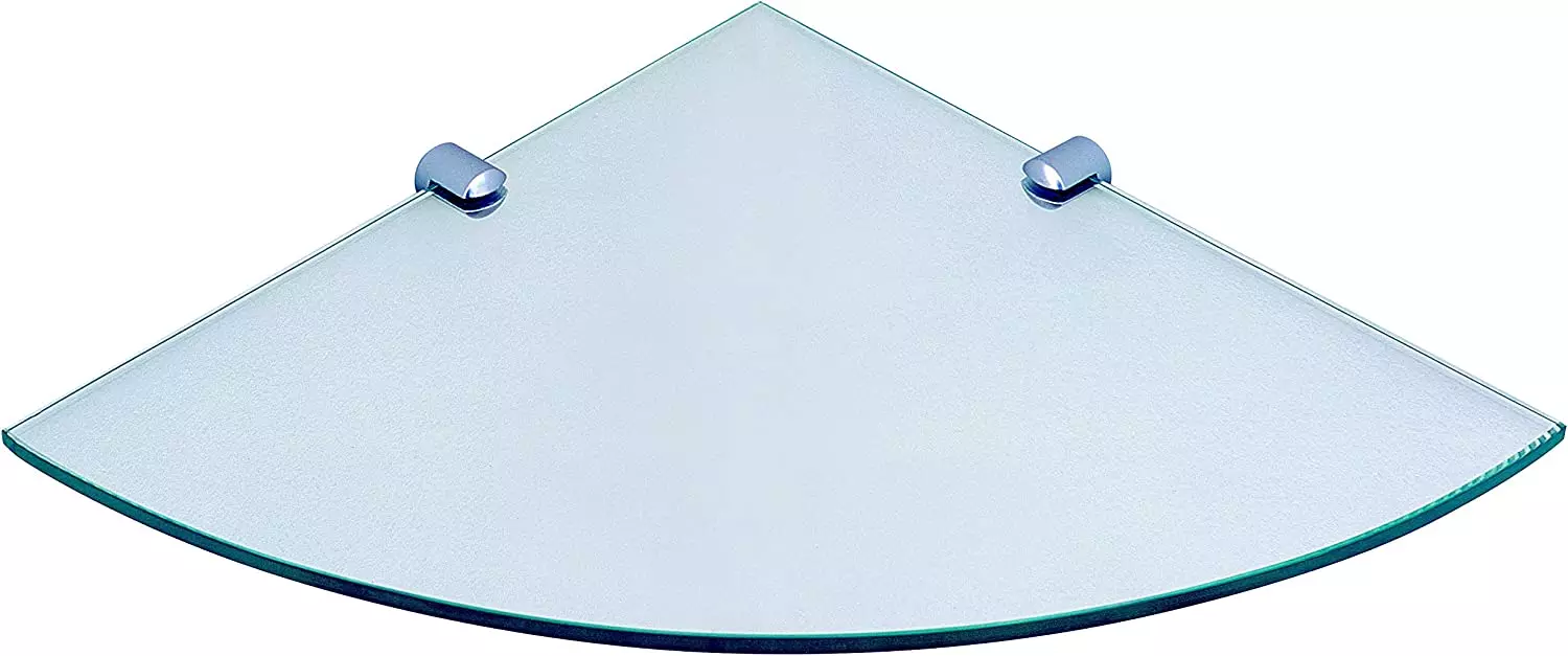 Cantoneira de Vidro Curva 20 cm x 20 cm Primafer