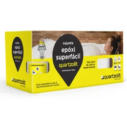 Rejunte Epóxi Superfácil Branco 1 kg Quartzolit Weber
