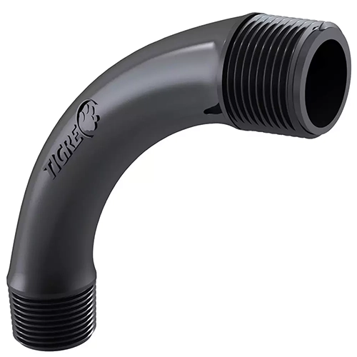 Curva 90° em PVC Eletroduto Roscável 1" Preta - Tigre