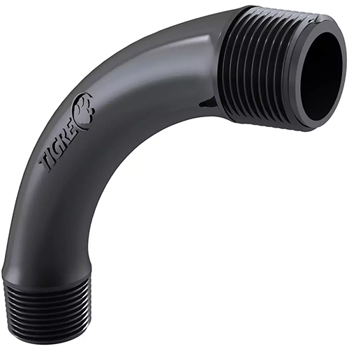 Curva 90° em PVC Eletroduto Roscável 3/4" Preta - Tigre