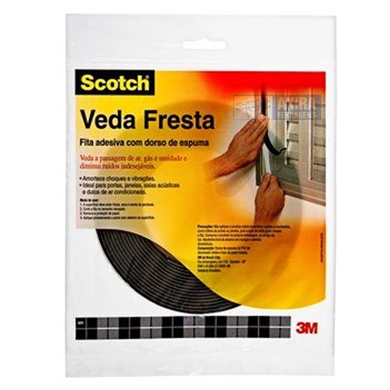 Fita Adesiva Veda Fresta 19 mm x 5 m 3M