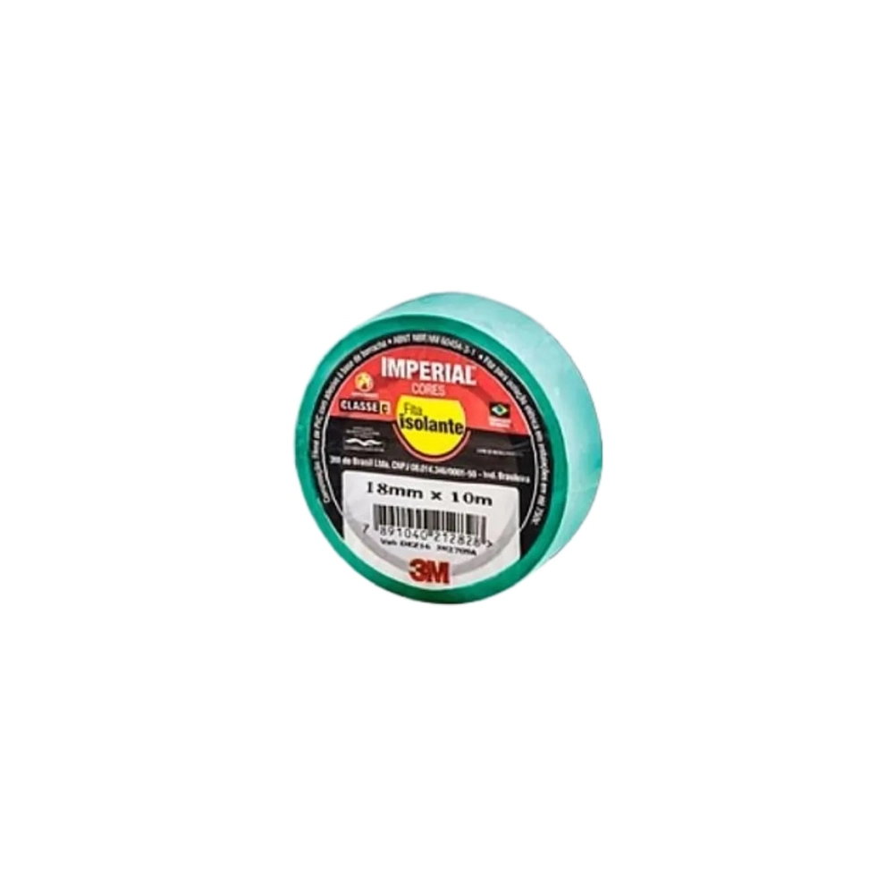 Fita Isolante Verde Imperial 10 m 3M