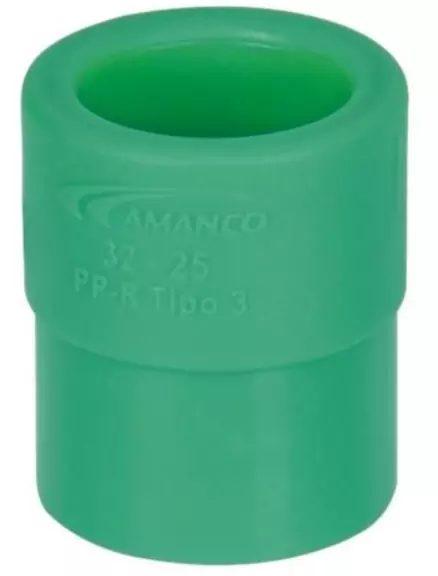 Bucha de Redução PPR Macho Fêmea 25 mm x 20 mm Amanco