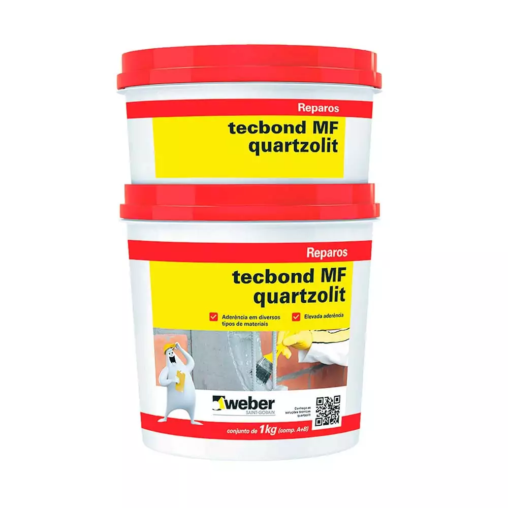 Adesivo Estrutural Tecbond Micro Fluidez 1 kg Quartzolit Weber