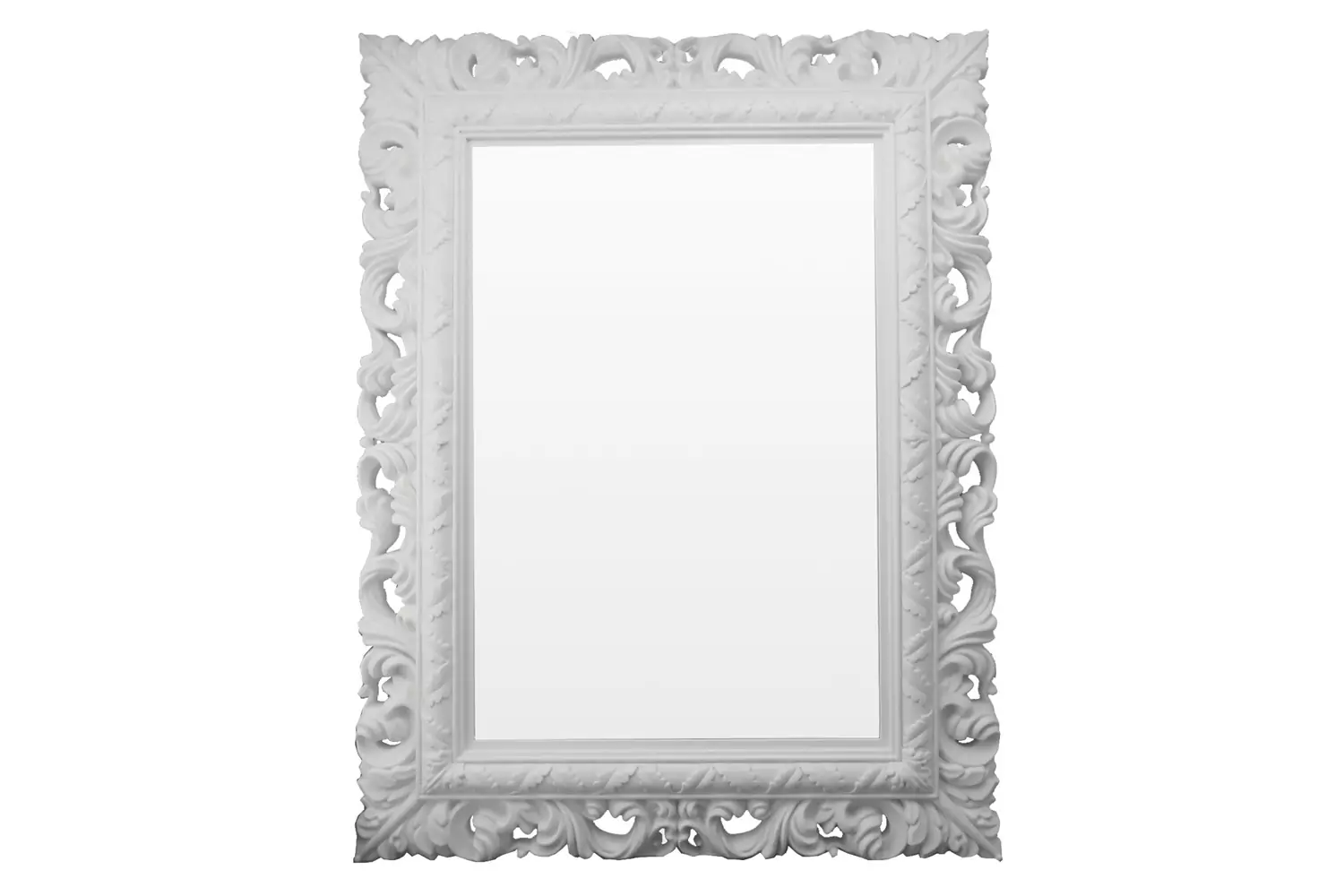 Espelho de Parede Rocco 51 x 66cm Branco Conthey Linha Evolux
