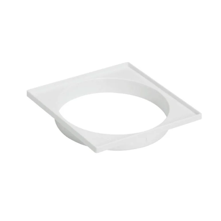 Porta Grelha Quadrado para Grelha Quadrada PVC Branco DN100  Amanco