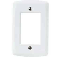 Placa 4x2 3 postos Lux2 Branco Tramontina