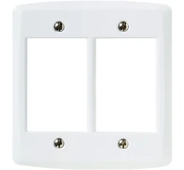 Placa 4x4 6 Postos Lux2 Branco Tramontina