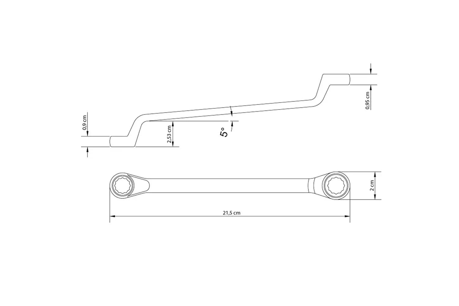 Chave Estrela 12 mm x 13 mm Tramontina