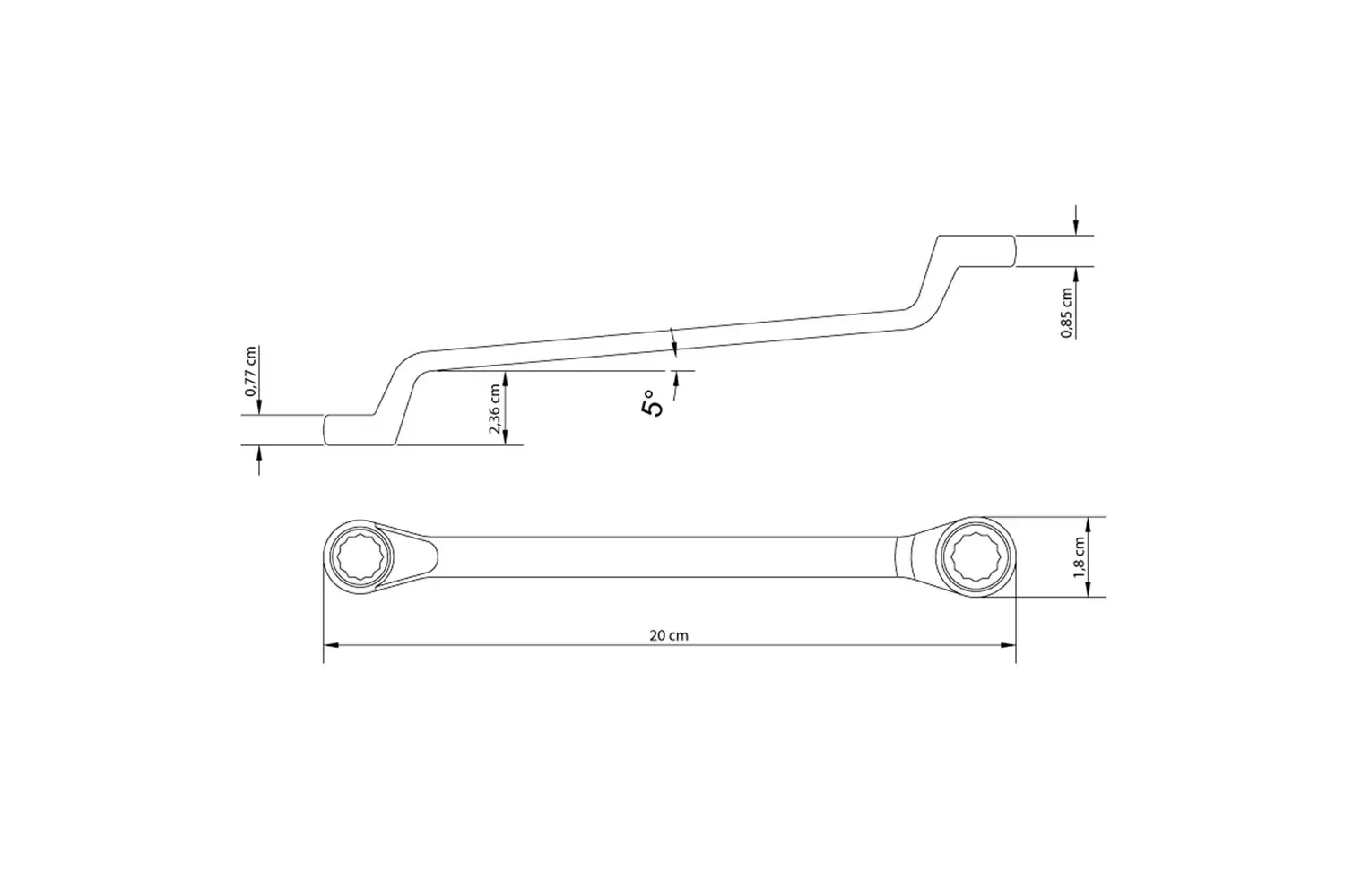 Chave Estrela 10 mm x 11 mm  Tramontina