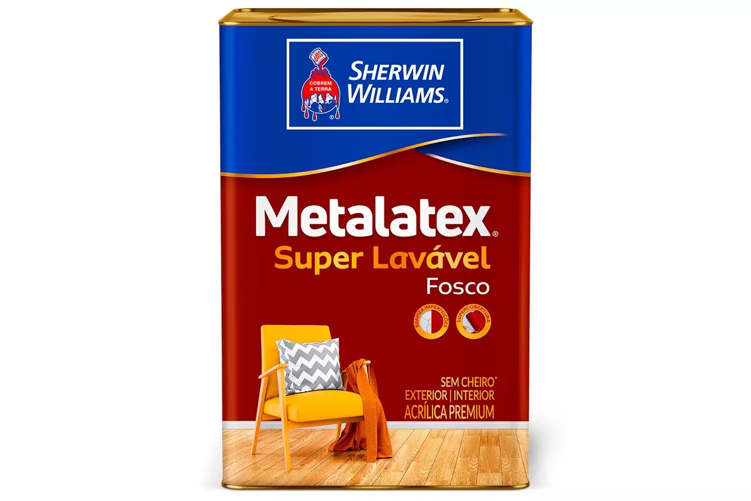 Tinta Acrílica Premium Fosca Metalatex Pérola 18 L Sherwin-Williams