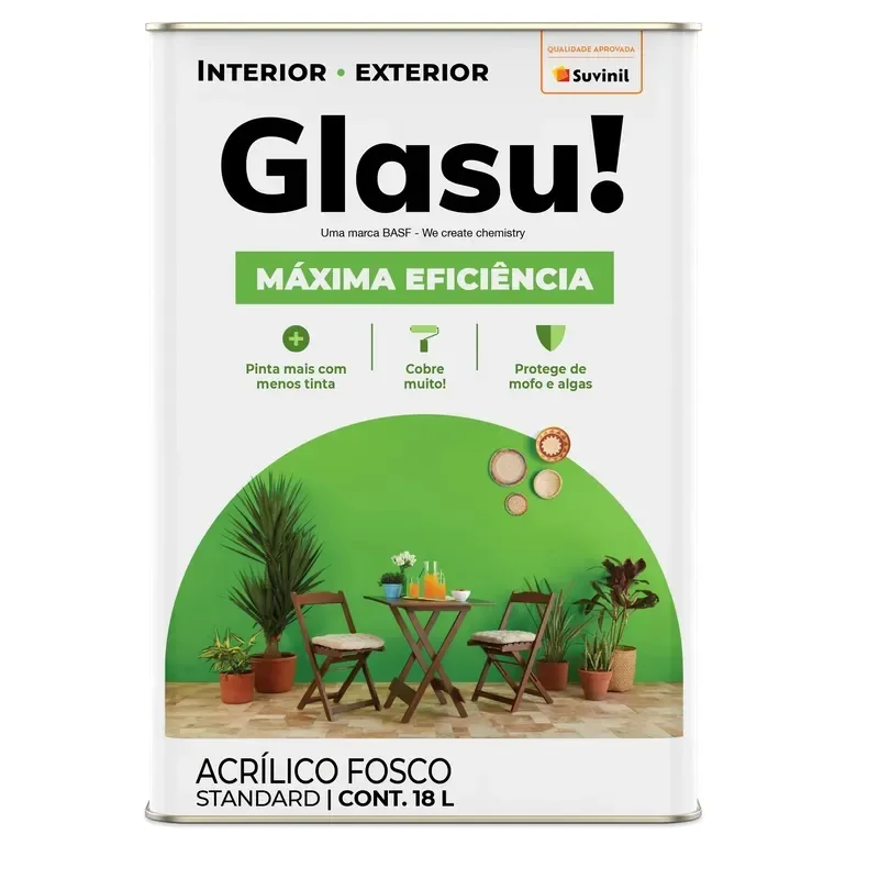 Tinta Acrílica Standard Fosca Gelo 18 L Suvinil