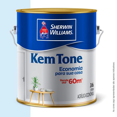 Tinta Acrílica Fosca Kem Tone Azul Hortênsia 3,6 L Sherwin-Williams