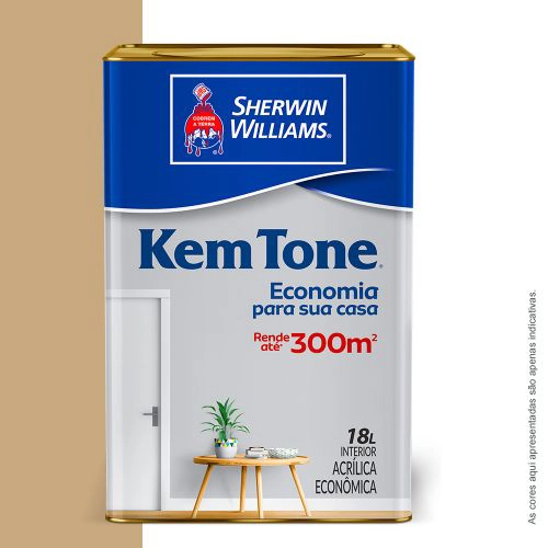 Tinta Acrílica Fosca Econômica Kem Tone Camurça 18 L Sherwin-Williams