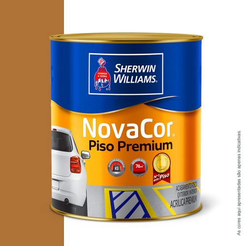 Tinta Acrílica Fosca Novacor Piso Mais Resistente Castor 900 Ml Sherwin-Williams