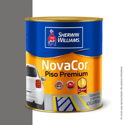 Tinta Acrílica Fosca Novacor Piso Mais Resistente Cinza 900 Ml Sherwin-Williams