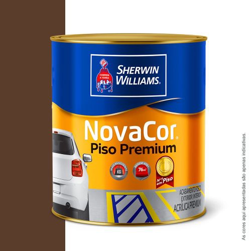 Tinta Acrílica Fosca Novacor Piso Mais Resistente Marrom 900 Ml Sherwin-Williams