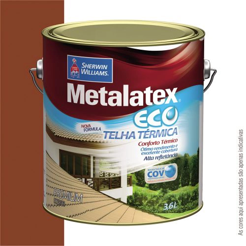 Tinta Metalatex Eco Telha Térmica Cerâmica Ônix 3,6 L Sherwin-Williams