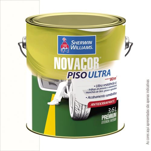 Tinta Novacor Piso Ultra Branca 3,6 L Sherwin-Williams