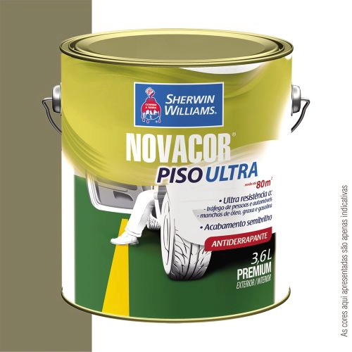 Tinta Novacor Piso Ultra Concreto 3,6 L Sherwin-Williams